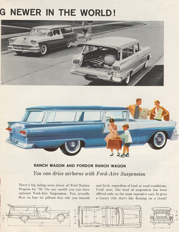 1958 Ford Wagons Foldout Page 12